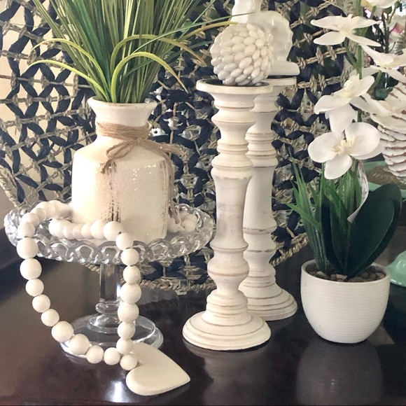 New Coastal Beach Grass + Ceramic Crock Vase - Picture 4 of 7